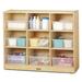 Jonti-Craft® 9 Compartment Cubby w/ Bins Wood in Brown | 35.5 H x 43.5 W x 15 D in | Wayfair 3196JC