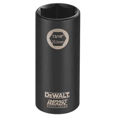 DEWALT DW22902 IMPACT READY(R) 3/4" 1/2" Drive 6pt Deep Socket