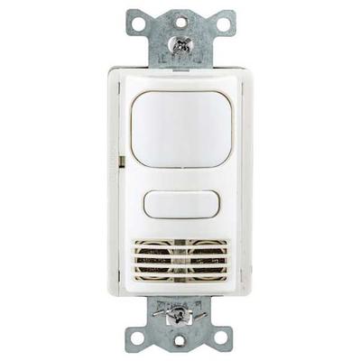 HUBBELL WIRING DEVICE-KELLEMS AD2000W1 Occ/Vac Sensor,DT,1000sq.ft.,Wte