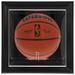 "Houston Rockets Black Framed Wall-Mountable Team Logo Basketball Display Case"