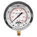 WINTERS PFQ715LF Pressure Gauge, 0 to 400 psi, 1/4 in MNPT, Stainless Steel,