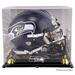 Seattle Seahawks Golden Classic Helmet Display Case with Mirrored Back