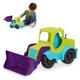 B. toys Großer Bagger 32 cm – Spielzeug für Sandkasten, Strand, Spielplatz und mehr – LKW Sandspielzeug für Kinder ab 18 Monaten