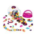 B. toys 150 Teile Bastelset Kinder Pop Arty – Schmuck Basteln, Bunte Perlen zum Zusammenstecken, Kinderschmuck, DIY – Spielzeug ab 4 Jahren