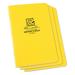 RITE IN THE RAIN 361FX All Weather Notebook,Mtr Fld,PK3