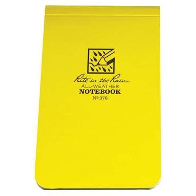 RITE IN THE RAIN 378 All Weather Field Book,Uni,3-1/4in.