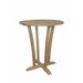 Anderson Teak Descanso Teak Wood Bar Outdoor Table Wood in Brown/White | 41 H x 35 W x 35 D in | Wayfair TB-3590BT