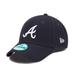 Men's New Era Navy Atlanta Braves League 9FORTY Adjustable Hat