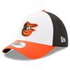 Men's New Era Black/White Baltimore Orioles MLB Team Classic 39THIRTY Flex Hat