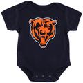 Newborn Navy Chicago Bears Team Logo Bodysuit