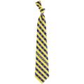 Michigan Wolverines Woven Checkered Tie - Navy Blue/Maize