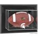 Michigan State Spartans Black Framed Wall-Mountable Football Display Case