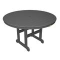 Trex Outdoor Monterey Bay Round Dining Table Plastic in Gray | 29 H x 48 W x 48 D in | Wayfair TXRT248SS