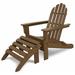 Trex Outdoor Cape Cod 2-Piece Folding Adirondack Seating Set | 36 H x 28 W x 34.25 D in | Wayfair TXS116-1-CB