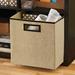 ClosetMaid Decorative Storage Fabric Bin Fabric in Brown | 13 H x 13 W x 13 D in | Wayfair 4236