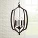 Middletown 17" Wide Downton Bronze 5-Light Foyer Pendant