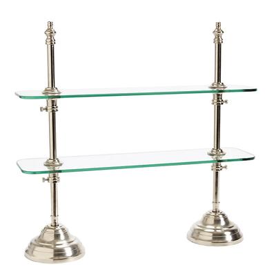 Patisserie Glass Serving Stand - Pewter - Ballard Designs