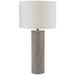 Elk Lighting Cubix 29 1/4" Modern Gray Wax Concrete Table Lamp