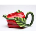 Cosmos Gifts Red Pepper 0.44-qt. Teapot Porcelain China/Ceramic in Green/Red | 4.125 H x 7.5 W x 4.375 D in | Wayfair 20802