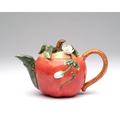 Cosmos Gifts Apple 0.38-qt.Teapot in Red | 4 H x 7.25 W x 4.25 D in | Wayfair 801-47