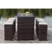 Brayden Studio® Motter Rectangular 6 - Person 59.1" Long Bar Height Outdoor Dining Set w/ Cushions Wicker/Rattan in Gray/Brown | Wayfair