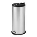 Honey Can Do Metal 7.9 Gallon Step On Trash Can Metal in Gray | 24.5 H x 12.6 W x 12.6 D in | Wayfair TRS-09075