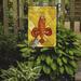 Caroline's Treasures Crawfish Craw de lis 2-Sided Garden Flag, Polyester in Yellow | 15 H x 11 W in | Wayfair LD6112GF