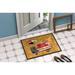 Caroline's Treasures Lucky Dog Hot Dog Cart Non-Slip Indoor Door Mat Synthetics | Rectangle 1'6" x 2' 3" | Wayfair 8781MAT