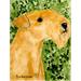 Caroline's Treasures Lakeland Terrier 2-Sided Polyester 40 x 28 in. House Flag in Green/Yellow | 40 H x 28 W in | Wayfair SS8804CHF