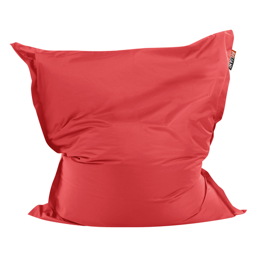 Sitzsack Rot 140 x 180 cm Indoor Outdoor Stark wasserabweisender Langfristige Volumenstabilität Leicht Gewicht