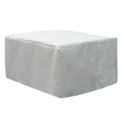 Regenschutz für Gartenmöbel Weiß 320 x 120 x 90 cm aus Polyester mit PVC Beschichtung Rechteckig Modern