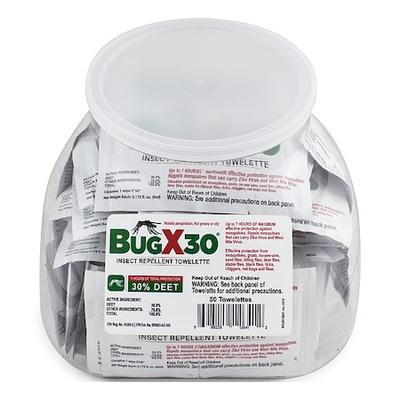 BUGX 18-760 Insect Repellent,0.172 oz. Weight,PK50