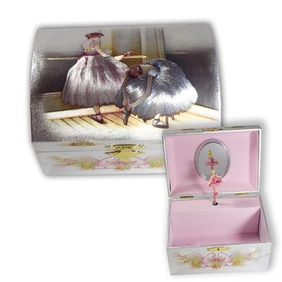 Spieluhren-Ballerina Schmuckdose Metallic Image