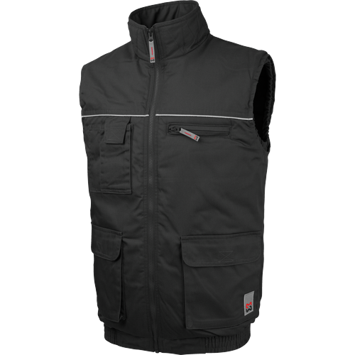 Gilet de travail matelassé Classic Würth MODYF noir