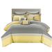 Chic Home Falcon Hotel 10 Piece Comforter Set Polyester/Polyfill/Microfiber in Yellow | Queen Comforter + 9 Additional Pieces | Wayfair CS3241-WR