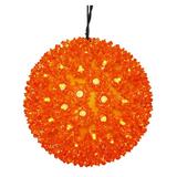 Vickerman 389645 - 50Lt x 6" LED Orange Starlight Sphere (X120608) Hanging Christmas Light Sphere