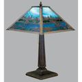 Meyda Lighting Fly Fishing Creek 21 Inch Table Lamp - 26760