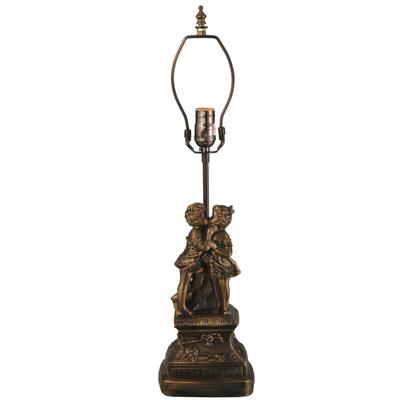 Meyda Lighting Kissing Kids 15 Inch Accent Lamp - 11858