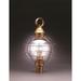 Northeast Lantern Onion 25 Inch Tall Outdoor Post Lamp - 2853-AC-MED-OPT