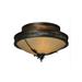 Meyda Lighting Hoja 15 Inch 2 Light Semi Flush Mount - 132432