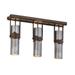 Meyda Lighting Iron Mountain 26 Inch 3 Light Linear Suspension Light - 50835