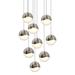 SONNEMAN Robert Sonneman Grapes 14 Inch 9 Light LED Multi Light Pendant - 2916.13-LRG