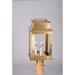 Northeast Lantern Concord 19 Inch Tall 3 Light Outdoor Post Lamp - 5643-VG-CIM-SMG