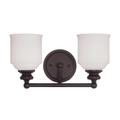 Savoy House Melrose 14 Inch 2 Light Bath Vanity Light - 8-6836-2-13