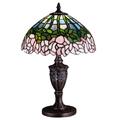 Meyda Lighting Cabbage Rose 18 Inch Table Lamp - 30343