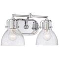 Minka Lavery Transitional 15 Inch 2 Light Bath Vanity Light - 5722-77