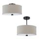 Visual Comfort Studio Collection Sean Lavin Dayna Shade Pendants 2 Light Semi Flush Mount - 77262-710