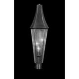 Framburg Le Havre 31 Inch Tall 3 Light Outdoor Post Lamp - 8926 IRON