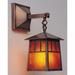 Arroyo Craftsman Raymond 22 Inch Tall 1 Light Outdoor Wall Light - RB-10-OF-BZ