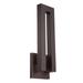 Modern Forms Forq 24 Inch Tall LED Outdoor Wall Light - WS-W1724-BZ